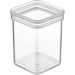 Porta Mantimento 1 Litro 14,5cm Altura Por 10,3cm Largura Em Plástico